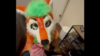 POINT OF VIEW Fursuit Facial cumshot Popshot Compilation Phat Manhood