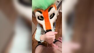 POINT OF VIEW Fursuit Facial cumshot Popshot Compilation Phat Manhood