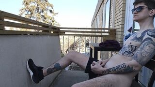 Raining Jizm from the Fifth Floor