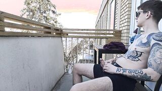 Raining Jizm from the Fifth Floor