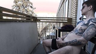 Raining Jizm from the Fifth Floor