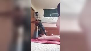 Sissyboy takes thick horsecock