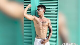 Sizzling muscle latino stud Chris Heria pic compilation