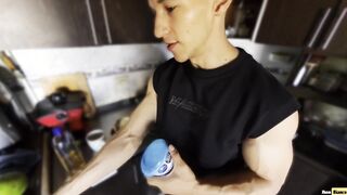 Colombian Muscle ripple routine by a fabulous jock JhonBianco