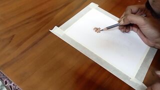 Softcore Art Or Drawing of A Muscled Indian Desi Boy