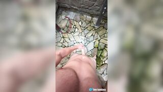 Überraschung nach der Sauna – ich wichs mir direkt neben dir einen runter