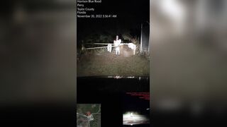 City squirt undress & flash off in the rain