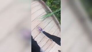 out on the nature trail with my beau