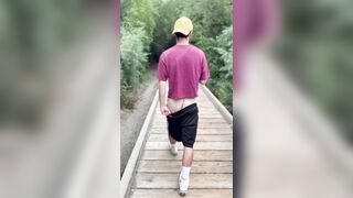 out on the nature trail with my beau