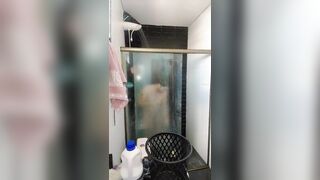 I was abjected by the married guy to tidy the douche in his palace before his wifey arrived.