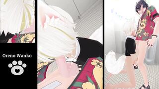 Training my uber-cute mutt how to give a deep throat (English subtitles)