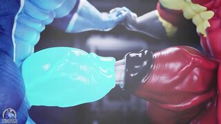 Tug Of Vore, Druth & Apollo vore growth edging cartoon