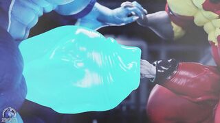 Tug Of Vore, Druth & Apollo vore growth edging cartoon