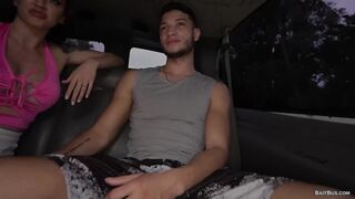 BAITBUS - Bait Bus Shenanigans: Vincent Grey Exchanges It Up With Blaire Johnson And Aaron Perez