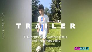 German Turk nineteen years older strokes off at the castle in Bavaria