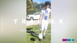 German Turk nineteen years older strokes off at the castle in Bavaria