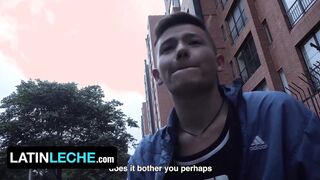 Mexican Leche - Latino Camera guy Offers Stranger A Pleasant Way To Earn Some Dollars