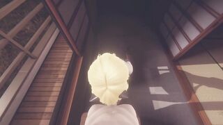 Yaoi - Cat Femboy suck off and jizm in his gullet