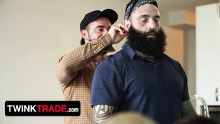 Lad Trade - Wolf Grizzly Step-dads Caught Their Teenie Twunks Caressing And Join Them For A Super-fucking-hot Four way