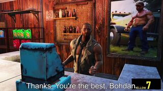 Enormous Muscled Drivers at the Van Stop