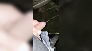 Urinating outdoor pissing