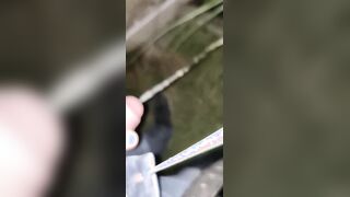 Urinating outdoor pissing