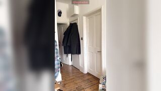 Railing my scooter nude