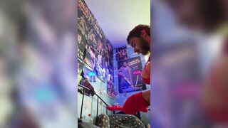 Swimsuit Cockslut comes back with Dual BIG BLACK COCK Fuck stick Act