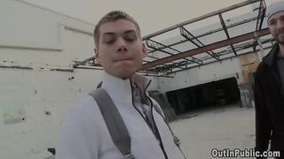 GAYWIRE - Corey Rezzon Instructs Ultra-cutie Seth Michaels A Wild Lesson On Fellatios Outside Campus