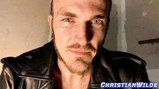 Leather Parent smokes and uses you