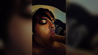 Deepthroating My Faux Boner FOR YOU! ( Animated Version )