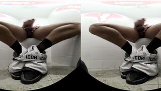 Beach Public Toilets Wanking , Taunting and Failed Edging VR Teaser ( Utter on my websites )