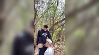 molten parent porking femboy outdoors