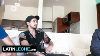 Brazilian Leche - Octavio Greets Ragel & Lucca to the Cancun paradise where garb is optional Part1