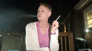 Draggin Princess 13 - Celebrating Bisexous Visibility Month with bisexous-colors and a Virginia Slims Menthol 120