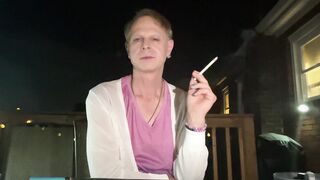 Draggin Princess 13 - Celebrating Bisexous Visibility Month with bisexous-colors and a Virginia Slims Menthol 120