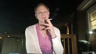 Draggin Princess 13 - Celebrating Bisexous Visibility Month with bisexous-colors and a Virginia Slims Menthol 120