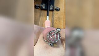 Getting my arse drilled by machine