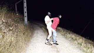 I PLOWED THE WHORE STANDING UP IN THE MIDDLE OF THE ROAD!!!