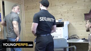 Macho Police Officer Jaxon Valor Pulverizes Nasty Shoplifter and His Step-Daddy - YoungPerps