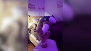 Chilling in sofa after a lengthy day in my stirrups