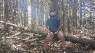 Smoking in the forest