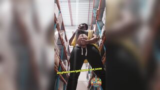 Risky Work Jack Lucas Tugging His Uncircumcised Wood at Work — Moist & Strenuous