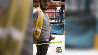 Risky Work Jack Lucas Tugging His Uncircumcised Wood at Work — Moist & Strenuous