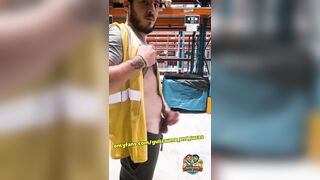Risky Work Jack Lucas Tugging His Uncircumcised Wood at Work — Moist & Strenuous