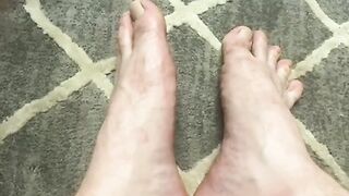 Working boy’s soles for you to view at