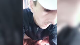 fellow gets a taste for lovemaking on the way to work