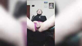 Me cojo despues del trabajó usando tanga mojada