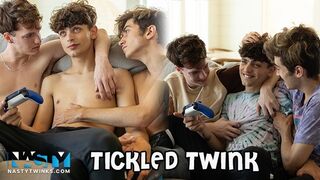 NastyTwinks - Kittled Lad - Zayne Bright Gets Kittled and Plowed by His Pals