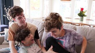 NastyTwinks - Kittled Lad - Zayne Bright Gets Kittled and Plowed by His Pals